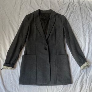 Talula Babaton Grey Wool Blazer